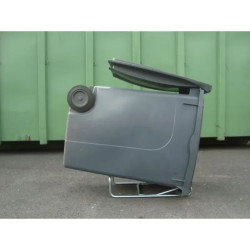 Support pour entretien de conteneur poubelle