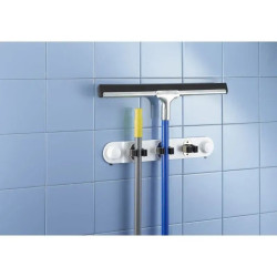 Support mural à ventouse 3 manches D.16 à 32 mm