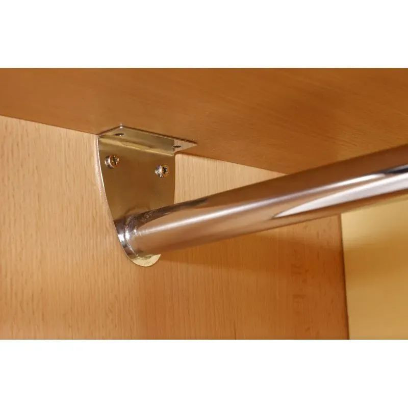 Mottez - Barre de penderie nickelée de 40 à 120 cm