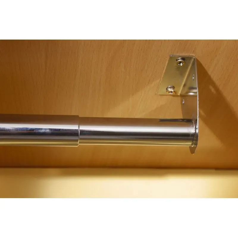 Mottez - Barre de penderie nickelée de 40 à 120 cm