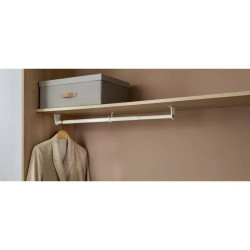 Mottez - Barre de penderie 40 à 240 cm