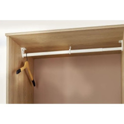 Mottez - Barre de penderie 40 à 240 cm