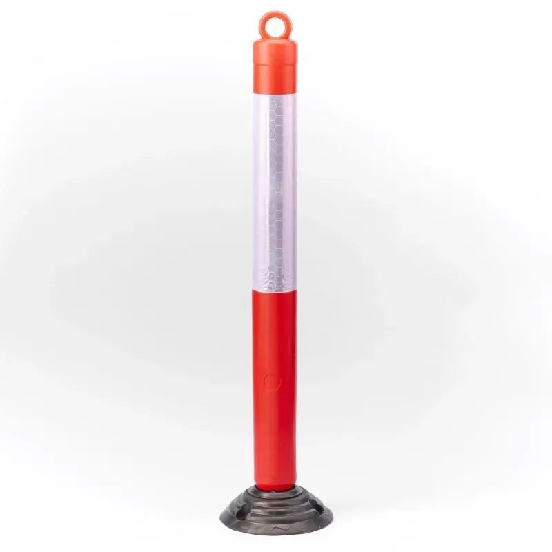 Mottez - Poteau de signalisation flexible + anneau passe chaîne