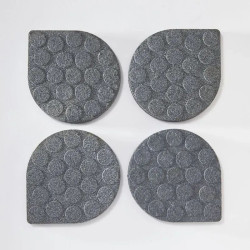 Mottez M031Q - Lot de 4 patins anti-vibrations