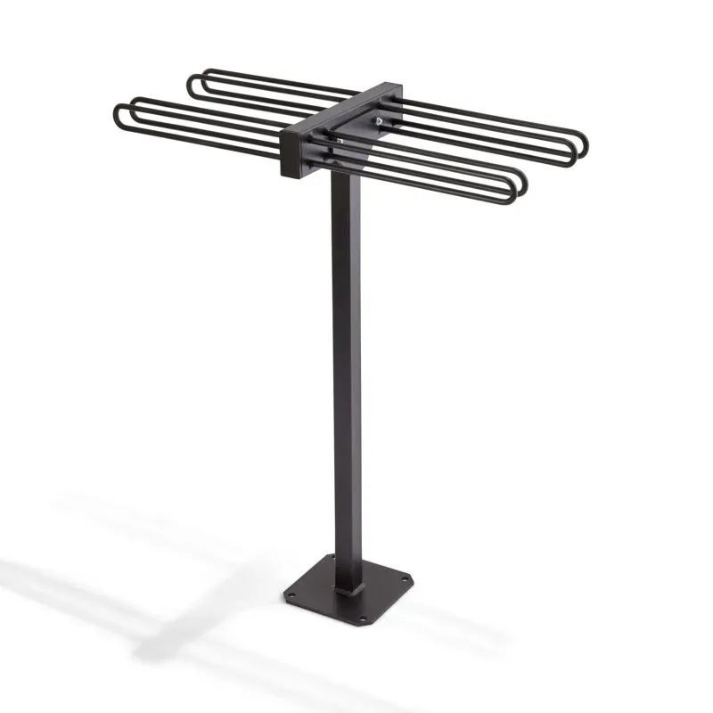 Mottez M059S - Range 4 skateboards sur pied avec antivol