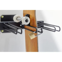 Mottez M059S4MUR - Range 4 skateboards mural avec antivol