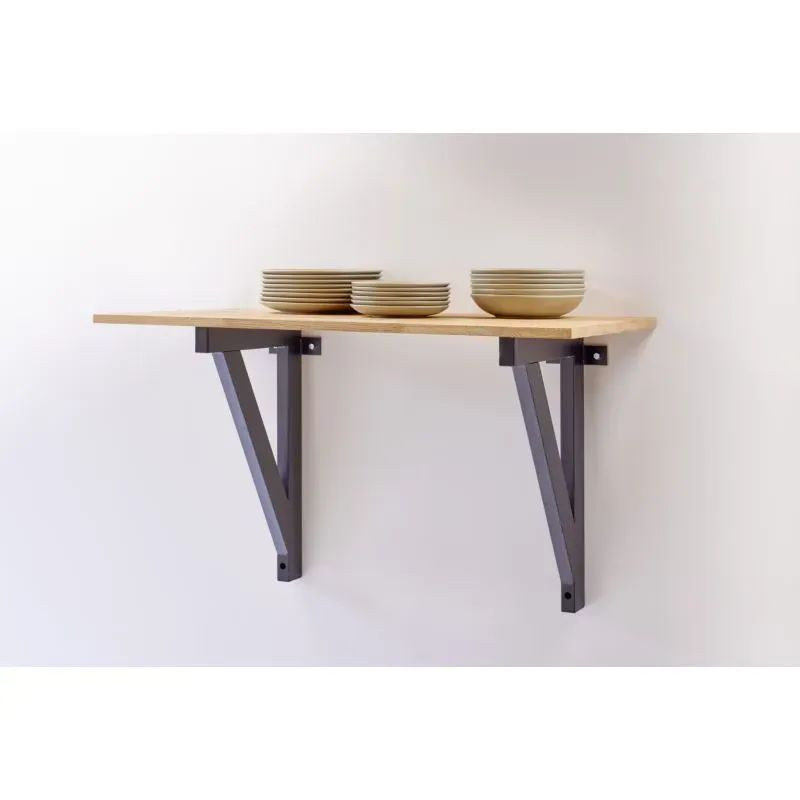 Mottez M582S - Support mural pour table snack, plan de travail