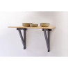 Mottez M582S - Support mural pour table snack, plan de travail