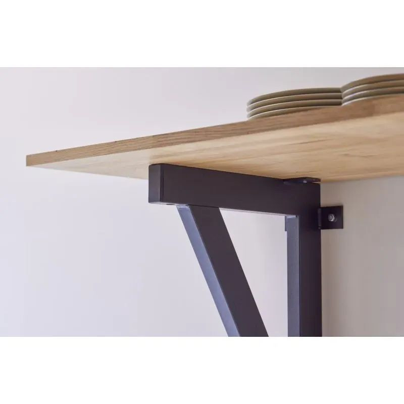 Mottez M582S - Support mural pour table snack, plan de travail