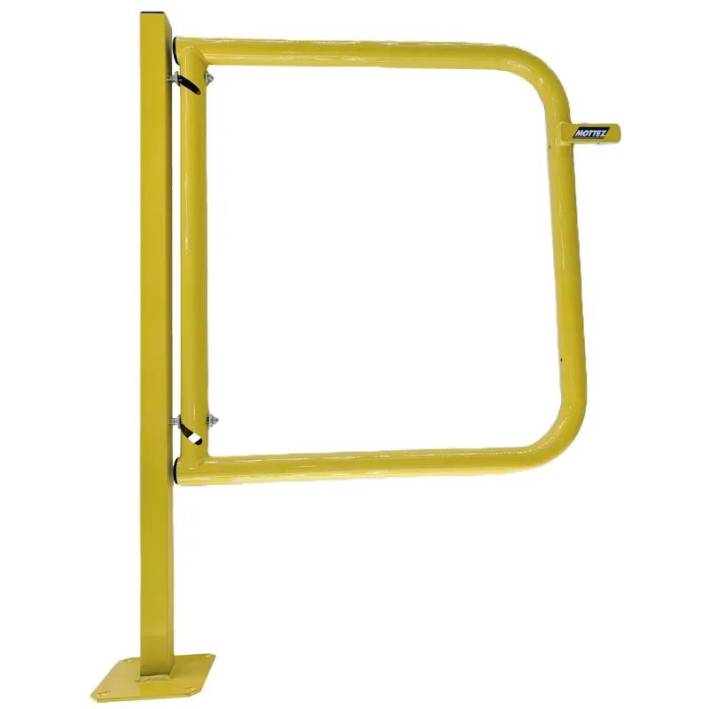 Portillon de protection entrepôt avec poteau