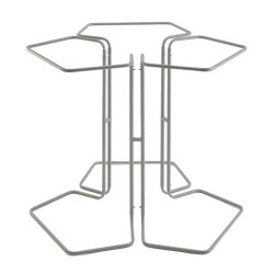 Porte sacs de poubelle - triple bacs de 240 L ou 400 L