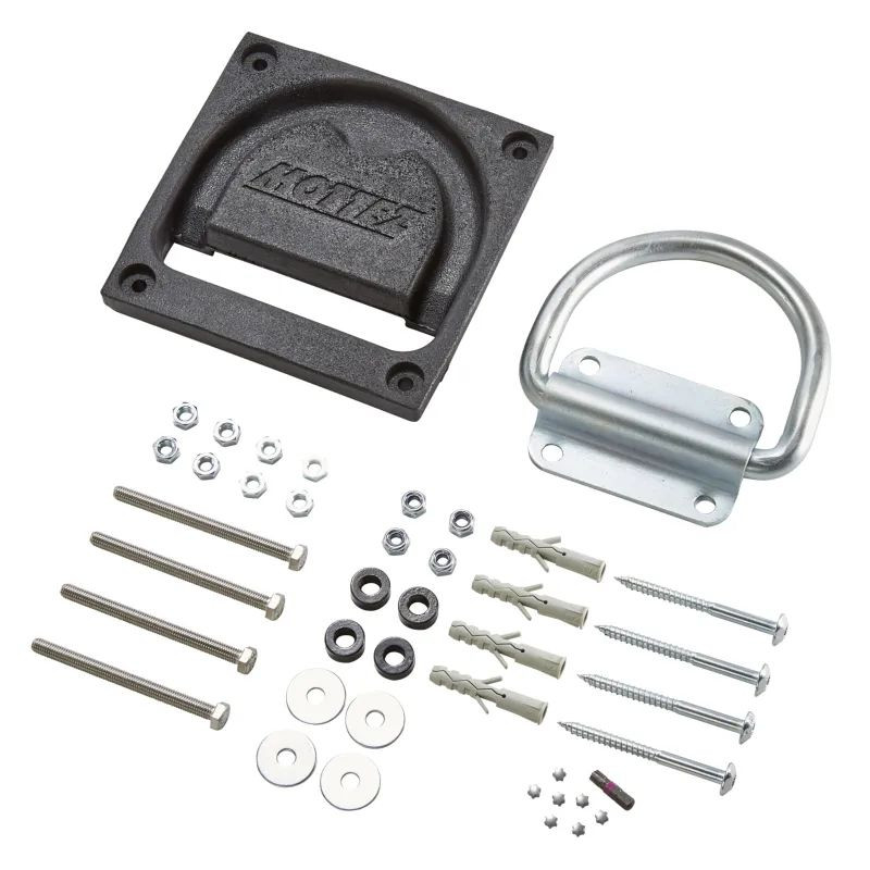 Sabot d'ancrage pour deux roues  avec anneau antivol