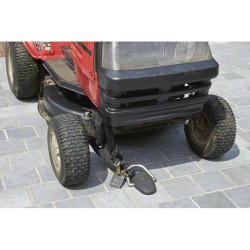 Sabot d'ancrage pour engin mobile avec anneau antivol