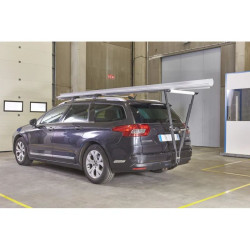 Extension sur attelage pour galerie de toit
