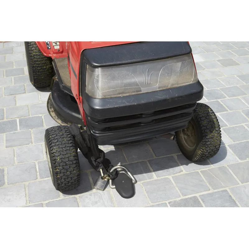 Sabot d'ancrage avec anneau antivol pour deux roues