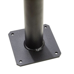 Poteau avec pinces antivol pour rangement de 2 trottinettes