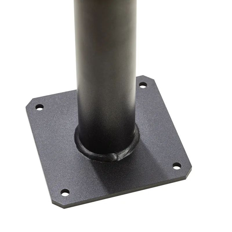 Poteau avec pinces antivol pour rangement de 2 trottinettes