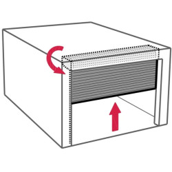 Kit antivol pour porte de garage à ouverture verticale