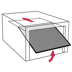 Kit antivol pour porte de garage à ouverture verticale