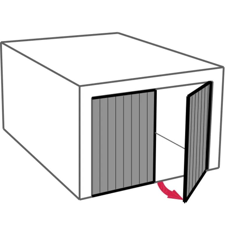 Kit antivol pour porte de garage à ouverture verticale