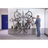 Suspension avec crochets coulissants pour 5 vélos
