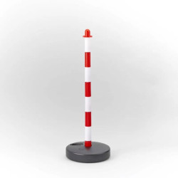 Potelet plastique sur coupelle ronde à lester