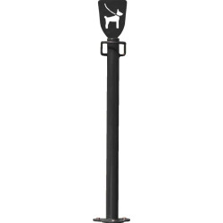 Potelet accroche laisse animaux de compagnie