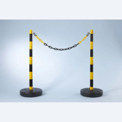 Potelet plastique sur coupelle ronde à lester