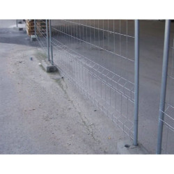 Plot béton pour clôture de chantier