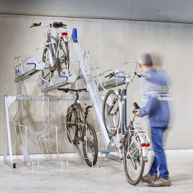 Parking vélos 8 emplacements sur étage