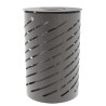 Corbeille de rue Fabregas Spirale en tôle d'acier galvanisé 65 litres