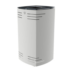 Corbeille de ville Fabregas AMG en tôle d'acier 60 litres