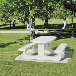 Table de pique nique mobilité réduite - Octogonale