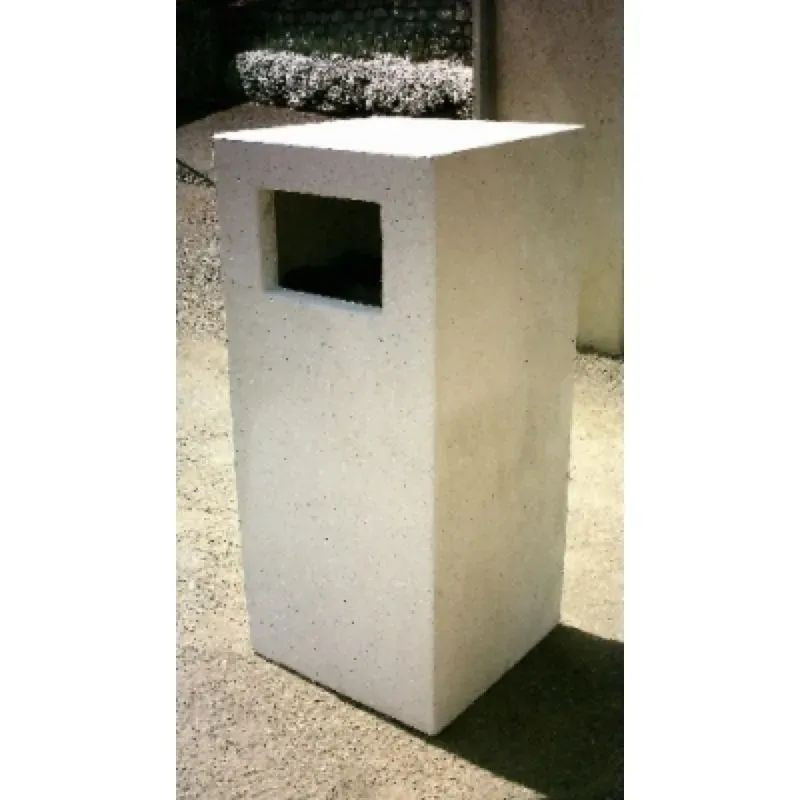 Corbeille en béton rectangle - Arthemis