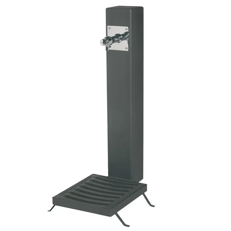 Fontaine Fabregas Galdana avec structure acier et robinet en fonte