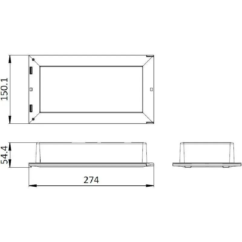 LSC d'évacuation noir - Riva 45