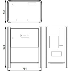 Source centralisée à courant alternatif PCC - autonomie 1h