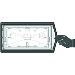 Protection caoutchouc noir pour BAES et LSC Chloride IK10