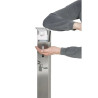 Station de désinfection des mains en acier - VAR HDS 105