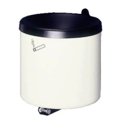 Cendrier mural extérieur rond - anti feu