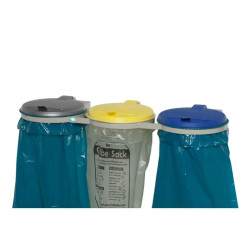 Support sac poubelle tri sélectif 3 flux - WSR120