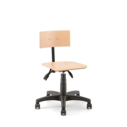 Siège d'atelier ergonomique RUMBA - Bois