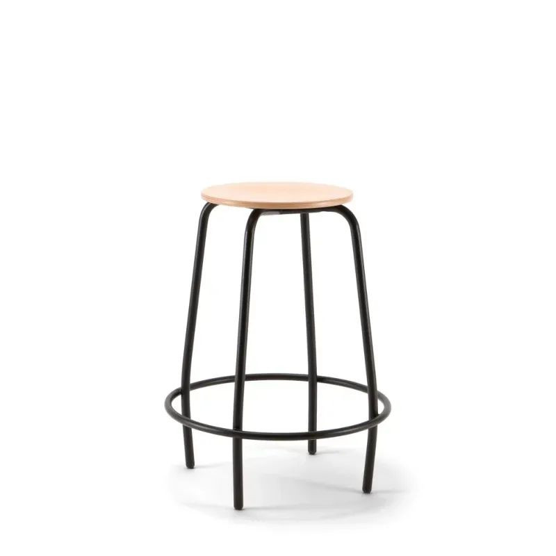 Tabouret technique 4 pieds Linea MEA WOOD en bois
