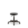 Tabouret Linea DUKE SOFT en similicuir noir
