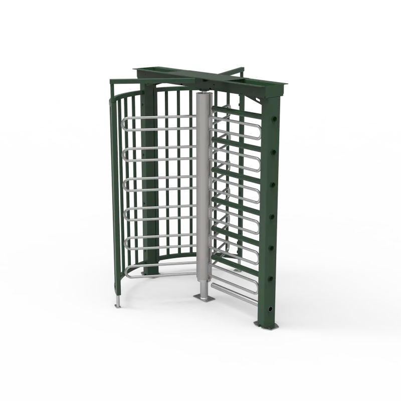 Tourniquet avec grille tiers de tour pour contrôle d'accès - H  2,1 m