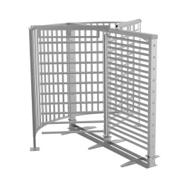 Tourniquet de sécurité PMR avec grille tiers de tour - Hauteur 2,1 m