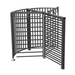 Tourniquet de sécurité PMR pour gestion de flux piétons