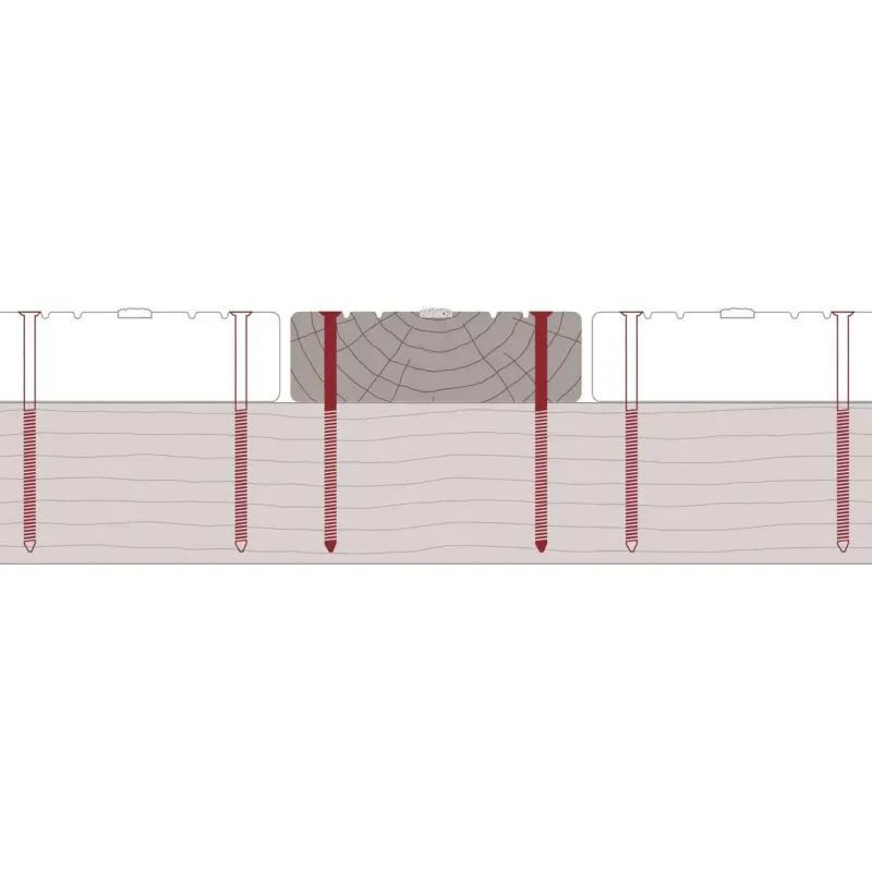 Terrasse bois avec insert en résine antidérapant - Pyla