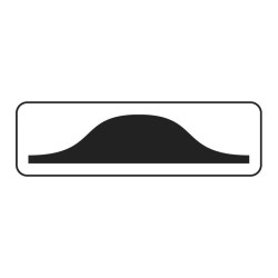 Panneau passage piéton surélevé M9d