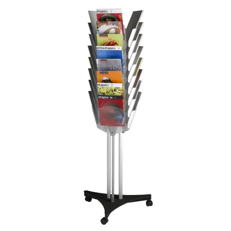 Présentoir mobile  24 cases - Paperflow Trèfle